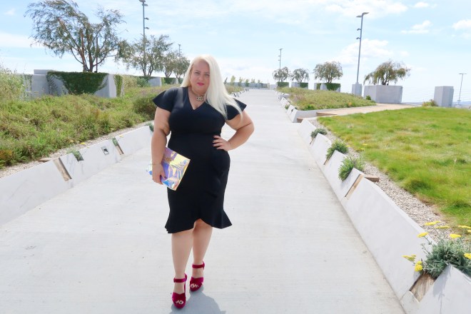 lanebryantdressblackruffle